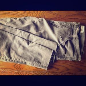 Madewell 31T raw edge skinny jeans